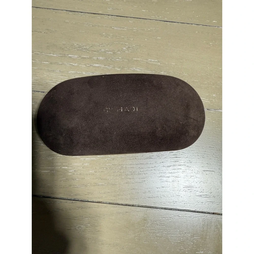 Tom Ford Eyeglass Case Brown‎ Suede Hard Shell Holder Pouch Unisex Luxury